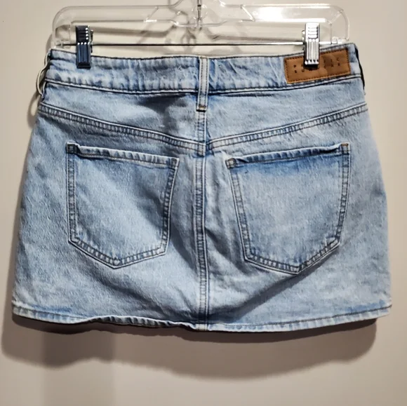 PacSun Light Blue Denim Skirt Size 27 - Picture 5 of 7